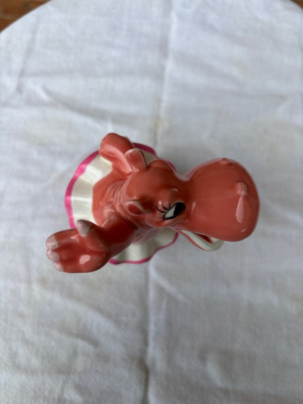 Vintage Disney Fantasia Ballerina Hyacinth Hippo Ceramic Figurine - Picture 5 of 6